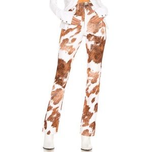 Weworewhat baby boot cowhide denim. Size 26